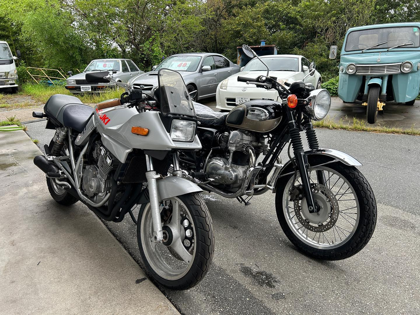 W650とGSX250Sカタナをお客様の所へ陸送手配させてい... | ブログ | 松阪の中古車ならMaverickcars