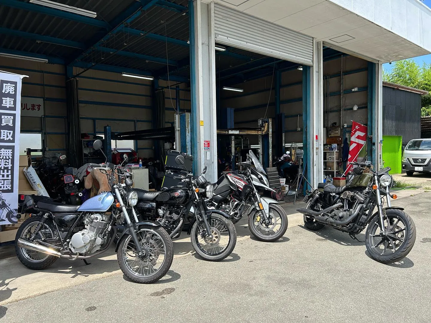 バイクが8台入庫しました🤗